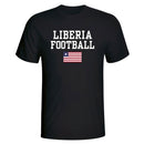 Liberia Football T-Shirt - Black