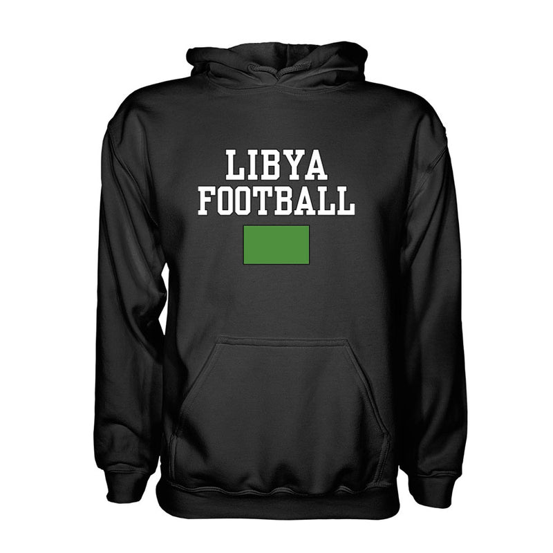 Libya Football Hoodie - Black