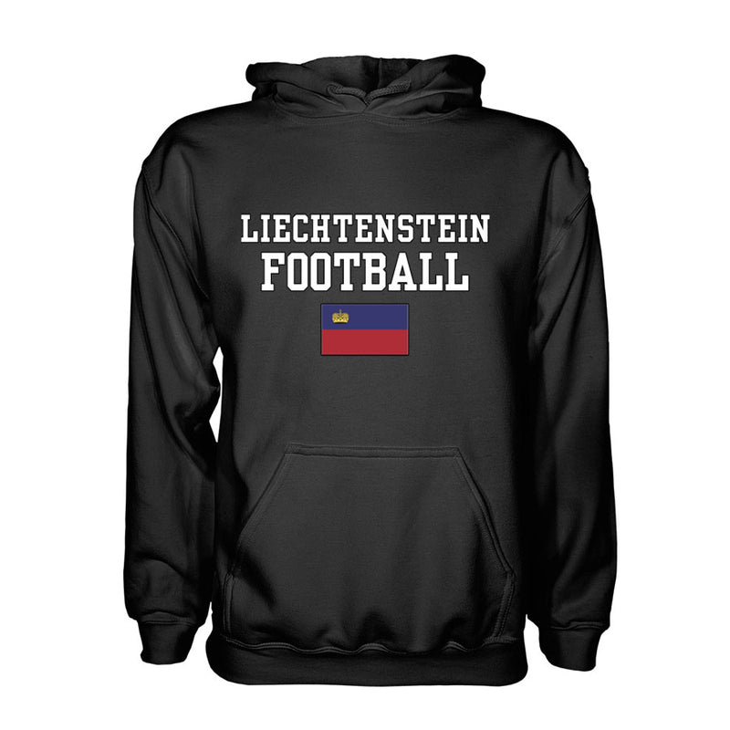 Liechtenstein Football Hoodie - Black