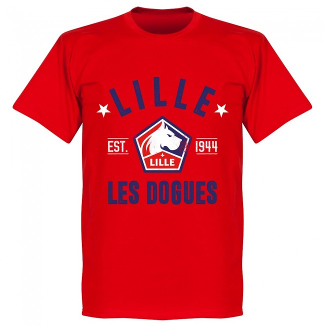 Lille Established T-Shirt - Red - Terrace Gear