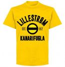 Lillestrom Established T-shirt - Yellow - Terrace Gear