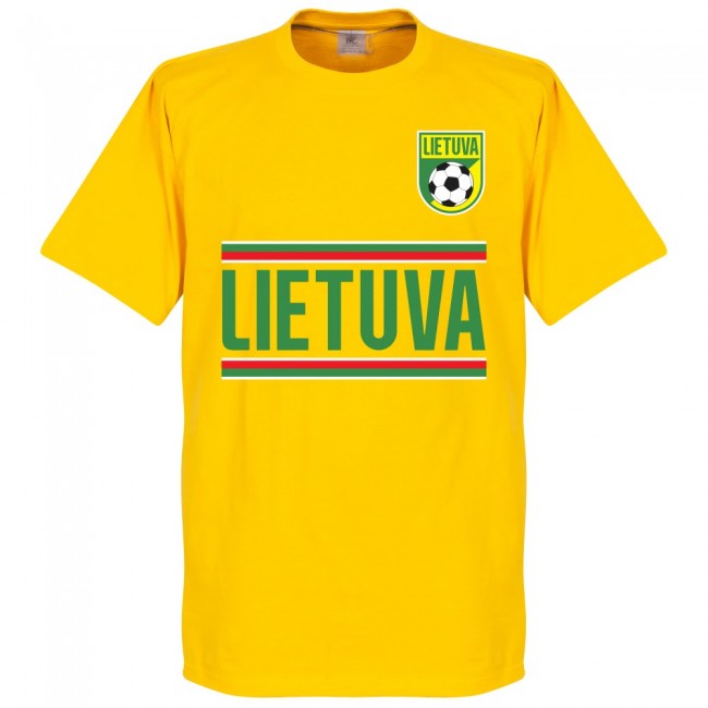 Lithuania Team T-shirt - Yellow