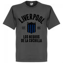 Liverpool Montevideo Established T-Shirt - Dark Grey