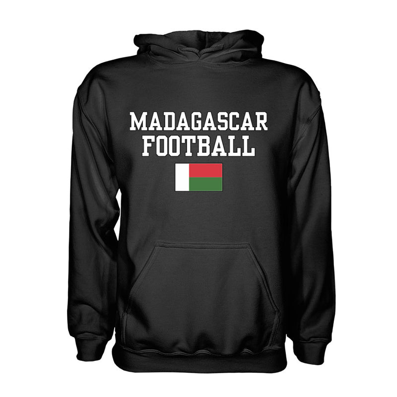 Madagascar Football Hoodie - Black