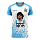 Diego Maradona D10M Concept Shirt (White) - Adult Long Sleeve