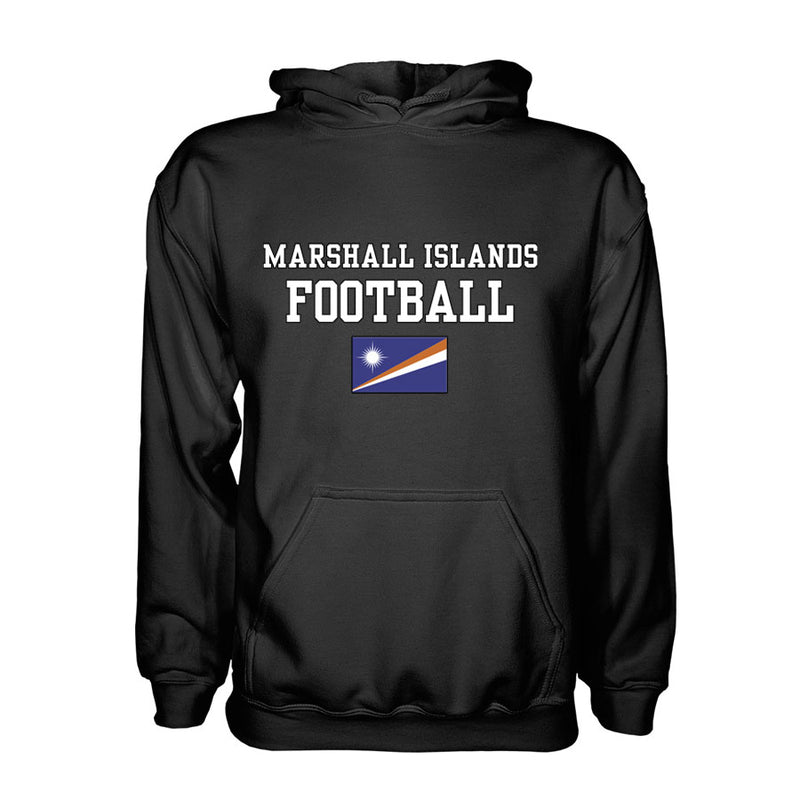 Marshall Islands Football Hoodie - Black