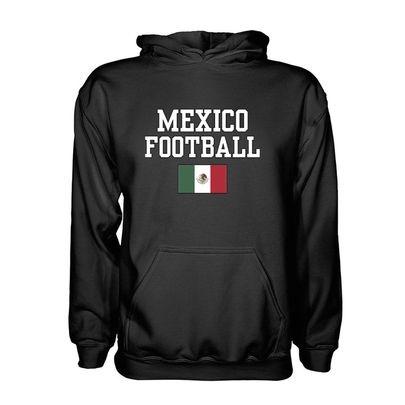 Mexico Football Hoodie - Black