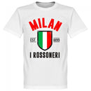 Milan Established T-Shirt - White - Terrace Gear