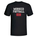 Morocco Football T-Shirt - Black