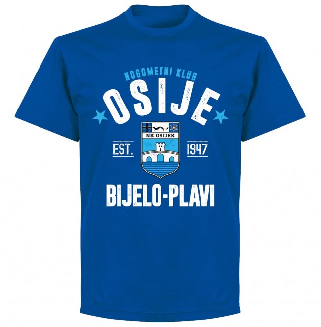 NK Osijek Established T-shirt - Royal - Terrace Gear