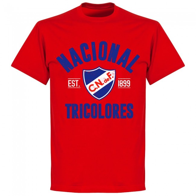 Nacional Established T-shirt - Red - Terrace Gear