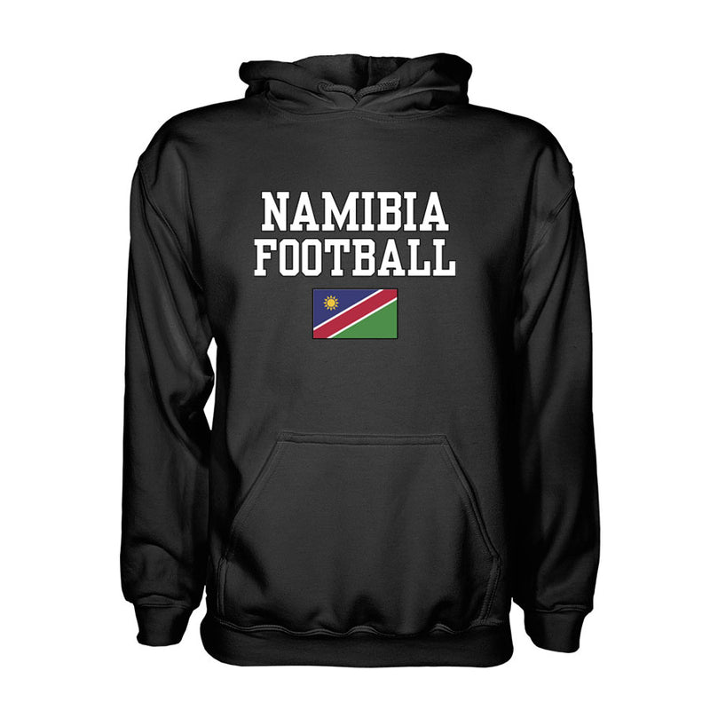 Namibia Football Hoodie - Black