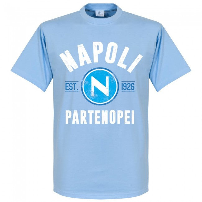 Napoli Established KIDS T-Shirt - Sky - Terrace Gear