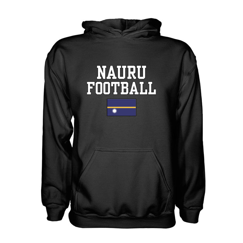 Nauru Football Hoodie - Black