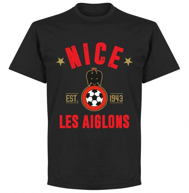 Nice Established T-Shirt - Black - Terrace Gear