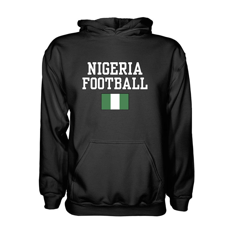Nigeria Football Hoodie - Black