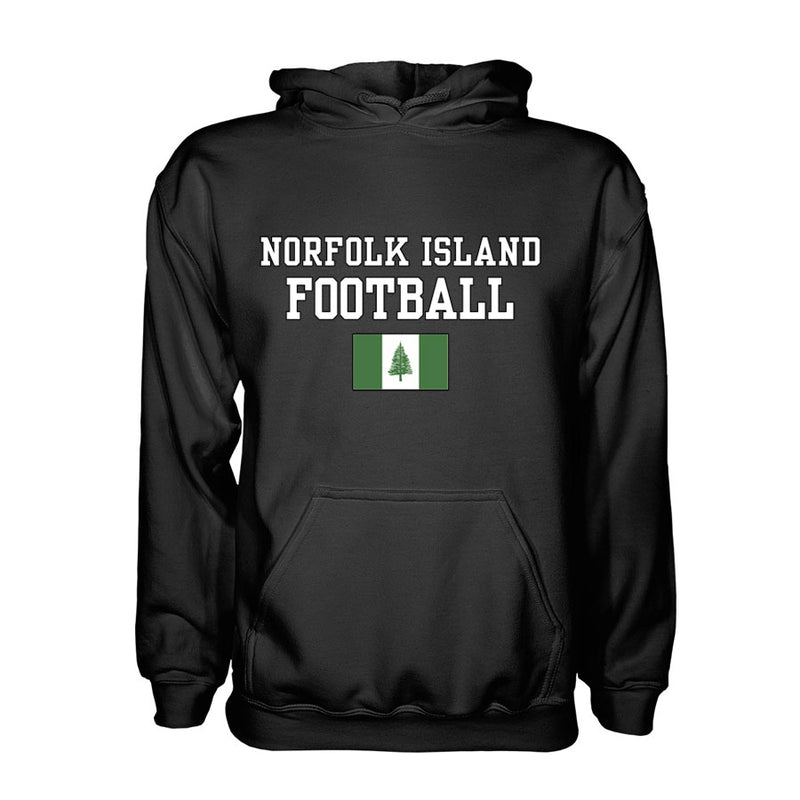 Norfolk Island Football Hoodie - Black