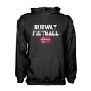 Norway Football Hoodie - Black