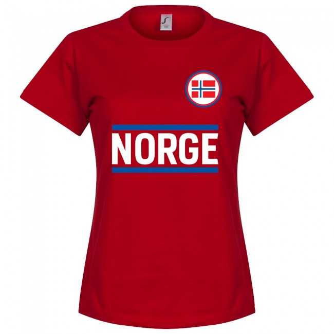 Norway Team Womens T-Shirt - Red