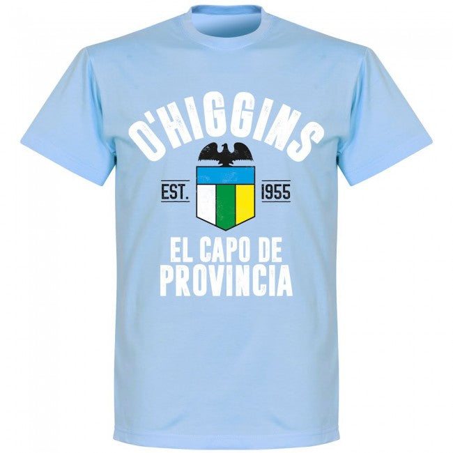 O'Higgins Established T-Shirt - Sky - Terrace Gear