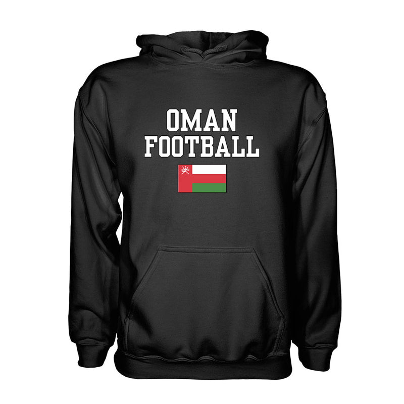 Oman Football Hoodie - Black