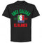 Once Caldas Established T-Shirt - Black - Terrace Gear