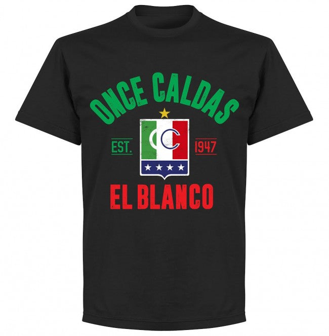 Once Caldas Established T-Shirt - Black - Terrace Gear