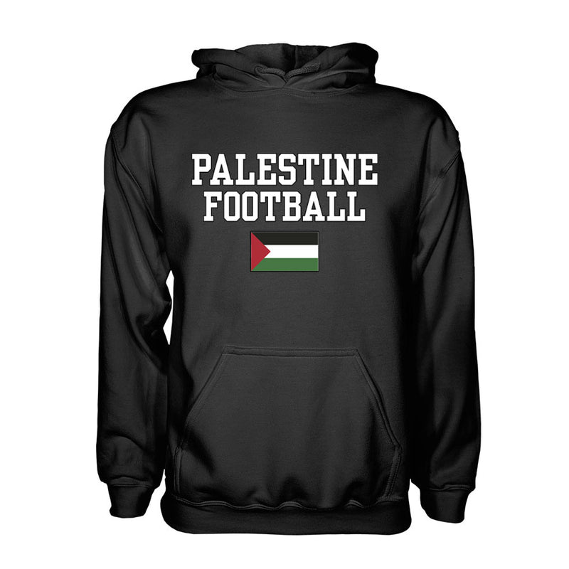 Palestine Football Hoodie - Black