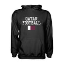 Qatar Football Hoodie - Black
