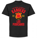 Rangers de Chile Established T-Shirt - Black - Terrace Gear