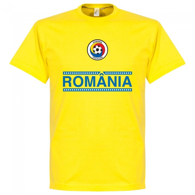 Romania Team T-Shirt - Yellow