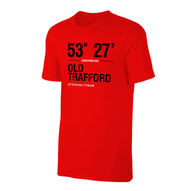 Manchester United 'Stadium Coordinates' t-shirt - Red