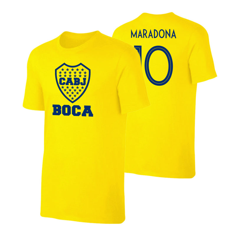 Boca Juniors 'Emblem19' t-shirt MARADONA - Yellow