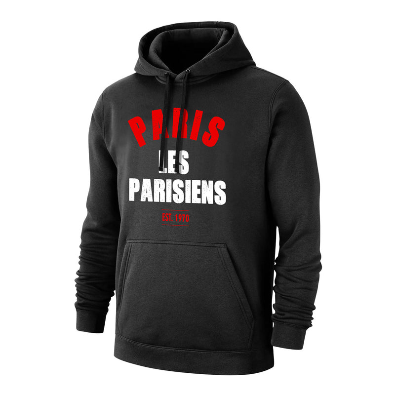 Paris Saint Germain 'Est.1970' footer with hood - Black