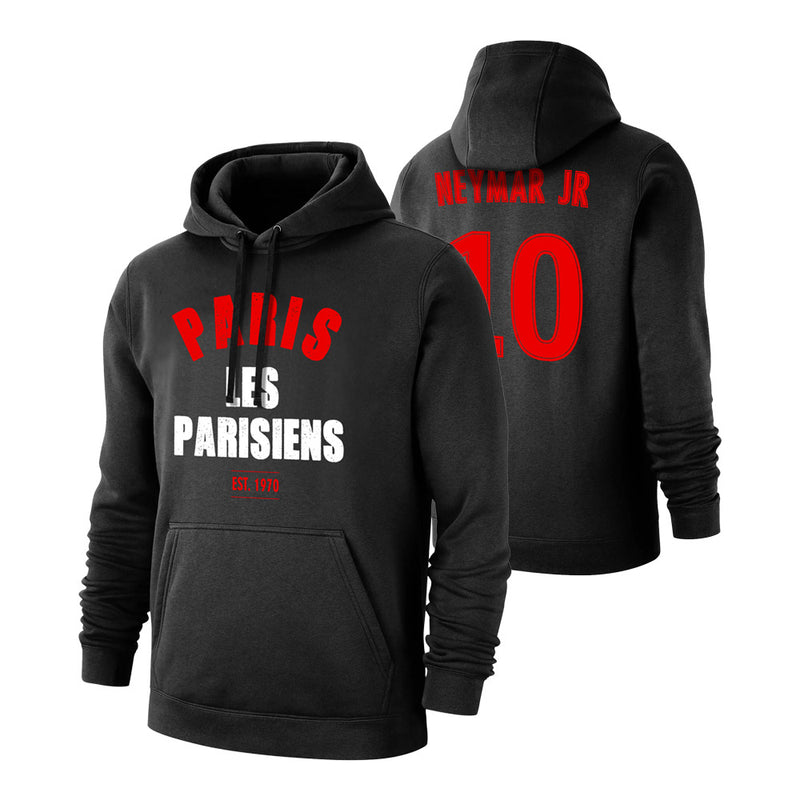 Paris Saint Germain 'Est.1970' footer with hood NEYMAR - Black