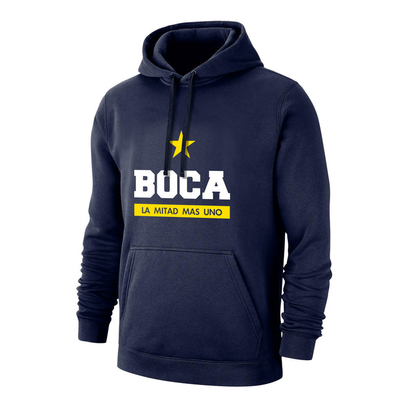 Boca Juniors 'Estrella' footer with hood - Dark blue