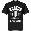Santos Established T-Shirt - Black - Terrace Gear