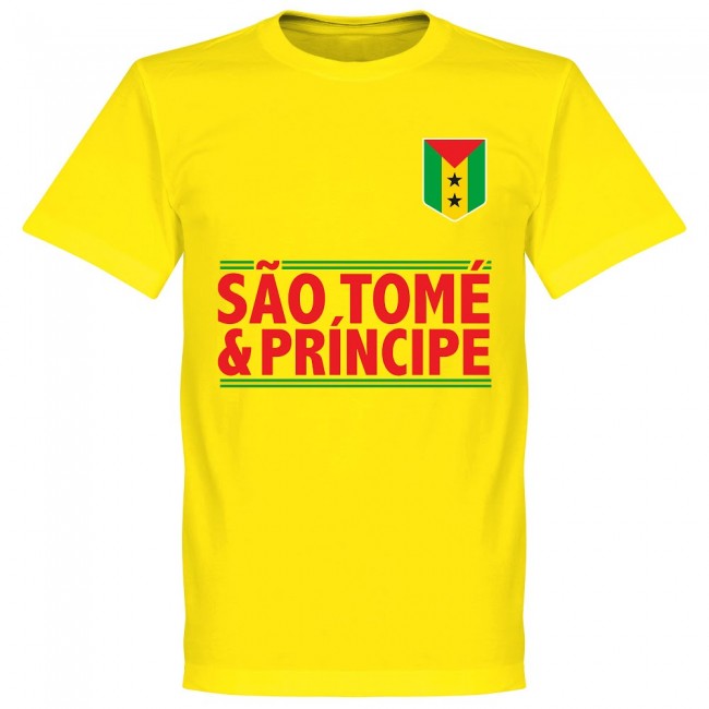 São Tomé and Príncipe Team T-Shirt - Yellow
