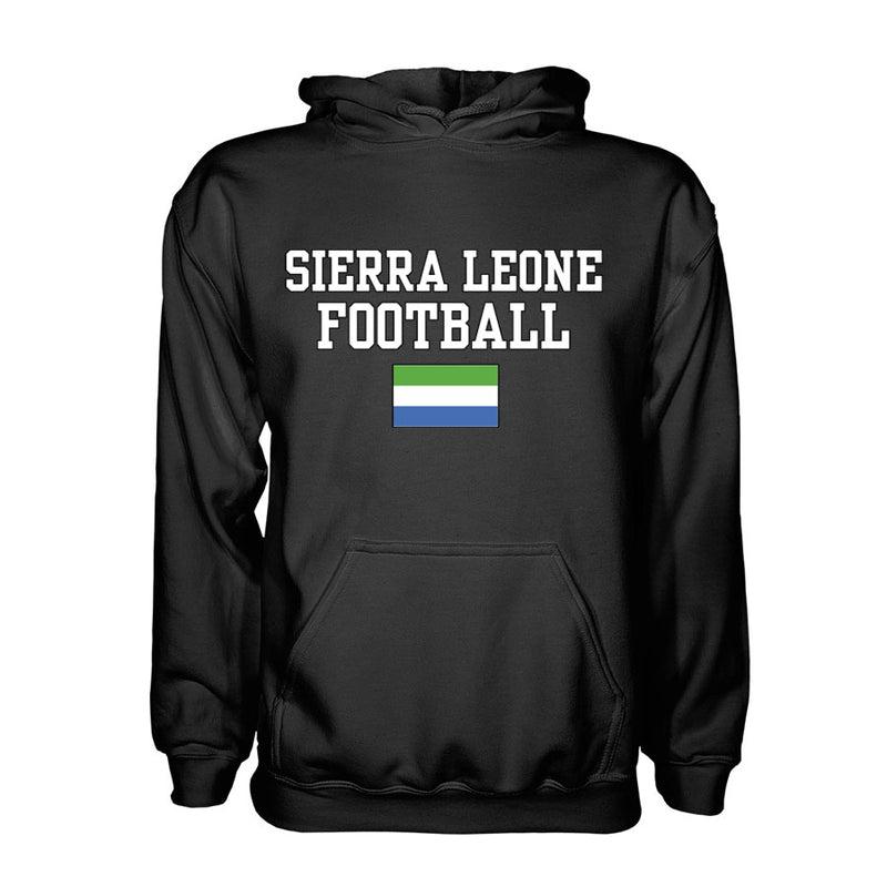 Sierra Leone Football Hoodie - Black