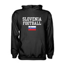 Slovenia Football Hoodie - Black