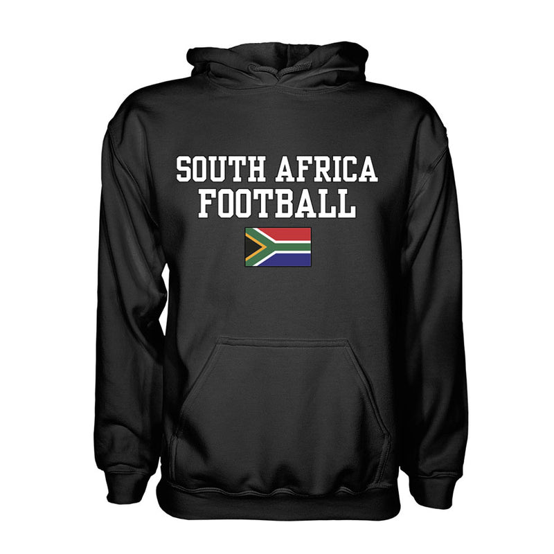 South Africa Football Hoodie - Black