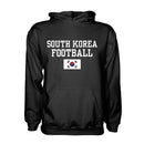 South Korea Football Hoodie - Black