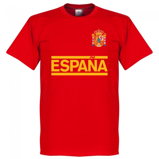Spain Team T-Shirt Red
