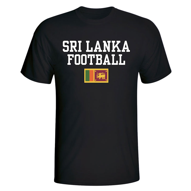 Sri Lanka Football T-Shirt - Black
