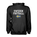 Sweden Football Hoodie - Black