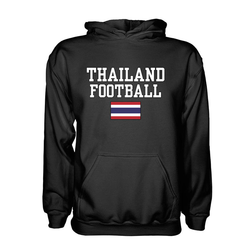 Thailand Football Hoodie - Black