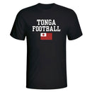 Tonga Football T-Shirt - Black