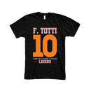 Fransesco Totti Legend T-Shirt (Black) - Terrace Gear