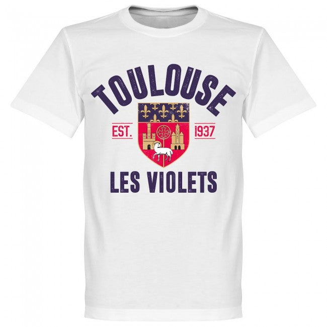Toulouse Established T-Shirt - White - Terrace Gear
