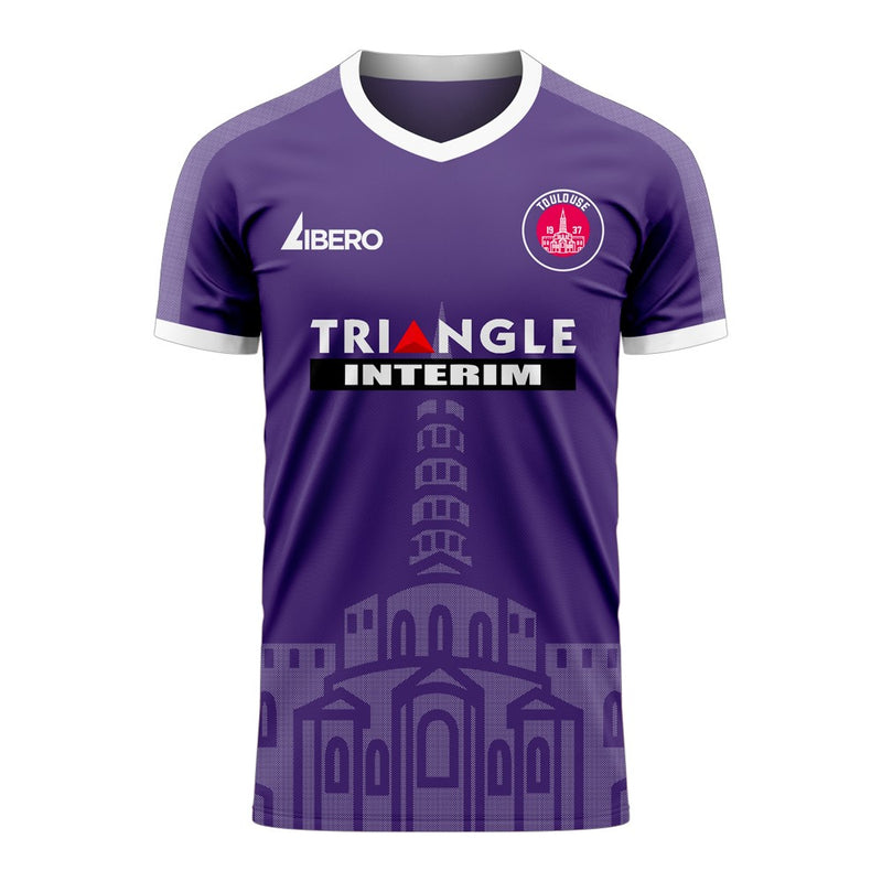 Toulouse 2022-2023 Home Concept Football Kit (Libero)